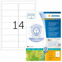 HERMA     HERMA Adressetiketten 99,1x38,1mm 10826 recycling 1400