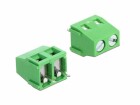 DeLock Terminalblock 2Pin, 5.00mm, 12A Lötversion, 10Stück