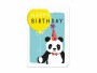 Cart Geburtstagskarte Panda 11 x 15.5 cm, Papierformat: 11