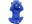 Bild 0 Kare Spardose Monkey Mizaru Blau, Breite: 24 cm, Höhe