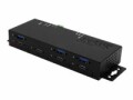 EXSYS USB-Hub EX-1237HMVS, Stromversorgung: Netzteil, Terminal