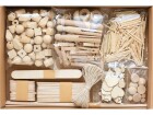Folia Holzartikel Kreativbox mit über 590 Teilen, Breite: 32