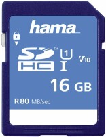Hama SDHC 16GB 124134 Class 10 UHS-I 80MB/S, Kein