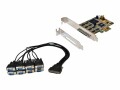 EXSYS EX-44388 - Serieller Adapter - PCIe Low-Profile