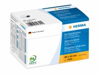 HERMA     HERMA Adressetiketten 89×42mm 4341 weiss, Rolle, Kein