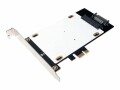 LogiLink HDD/SSD Hybrid PCI-Express Card - Contrôleur de stockage