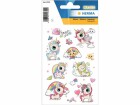 Herma Stickers Motivsticker Magic Einhorn 10 Stück Mehrfarbig, Motiv