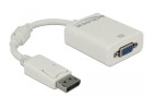 DeLock Adapter Displayport - VGA Weiss, Kabeltyp: Adapter