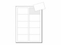 Sigel Visitenkarten-Etiketten 8.5 x 5.5 cm, 40 Blatt, 250