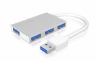 RaidSonic ICY BOX USB-Hub IB-HUB1402, Stromversorgung: USB, Anzahl