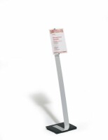 DURABLE Bodenständer CRYSTAL SIGN A4 481823 111-118cm, Kein