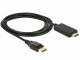 DeLock DisplayPort - HDMI Kabel, 2m, passiv