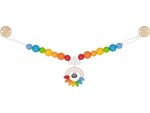 Goki Kinderwagenkette Regenbogen, Material: Holz, Detailfarbe