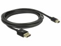 DeLock Kabel Mini-DisplayPort – DisplayPort, 2 m 8K 60