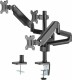 DELTACO   GasSpring Triple arm 17-27in - ARM-0352  1,5-8kg, 75x75-100x100