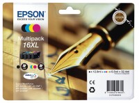Epson Multipack Tinte XL CMYBK T163640 WF 2010/2540 450/500