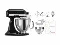 KitchenAid Küchenmaschine KSM200 Schwarz, Funktionen: Schlagen