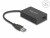 Bild 0 DeLock Netzwerk-Adapter USB-A – SFP 1Gbps Schwarz