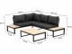 Greemotion Loungeset Rio, Grau, 3 Sitzplätze, Material: Polyester