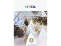 Heyda Adventskalender Bastel Set 8 x 8 x 9