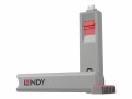 LINDY - Bloqueur de port USB-C - rouge