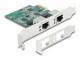 Bild 2 DeLock Netzwerkkarte 2x RJ45 2.5 Gbps PCI-Express x1