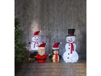 Star Trading LED-Figur Tecidy Weihnachtsmann, 70 cm, Rot, Betriebsart