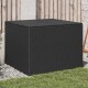 vidaXL , Farbe: Schwarz, Material: PE-Rattan. pulverbeschichteter