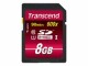 TRANSCEND SDHC Card 8GB Ultimate 600x - TS8GSDHC1 (UHS-I, U1) - 1 Stück