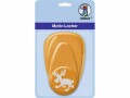 URSUS Motivstanzer Elch mittel, 2.5 cm, Detailfarbe: Orange