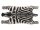 Esschert Design Fussmatte Zebra 38 cm x 75 cm, Natürlich