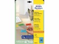 Avery Zweckform Universal-Etiketten non-permanent Blau, 20 Blatt