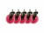 Bild 2 LC POWER LC-Power Gaming Stuhlrollen 5er Set Pink, Detailfarbe