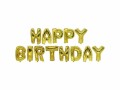 Papstar Luftballon Happy Birthday Gold