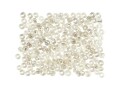 Creativ Company Rocailles-Perlen 8/0 Silber/Transparent, Packungsgrösse: 1
