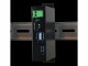 EXSYS USB-Hub EX-1195HMS, Stromversorgung: Terminal Block, USB