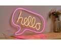 Vegas Lights LED Dekolicht Neon Sign hello 43 x 30.6