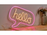 Vegas Lights LED Dekolicht Neon Sign hello 43 x 30.6