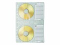 DURABLE - CD-Umschläge - Kapazität: 4 CD/DVD - durchsichtig