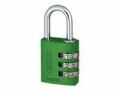 Abus Zahlenschloss 145/30 Lock-Tag Grün Aluminium, Schlossart