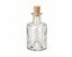 Glorex Glasflasche mit Korken, Verpackungseinheit: 1 Stück