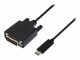 M-CAB 1M USBC - DVI M/M 1080P60HZ COPPER