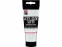 Marabu Acrylfarbe Acryl Color Glitter Silber Transparent, Art