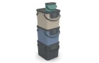 Rotho Recyclingbehälter Albula 126 l, Mehrfarbig, Material
