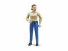 Bruder Spielwaren Figur Frau mit blauer Hose, Themenwelt: Neutral