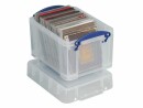 Really Useful Box Aufbewahrungsbox 3 Liter Transparent, Breite: 24.5 cm