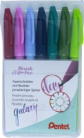 PENTEL Brush Sign Pen Set SES15C-7PG 7 Farben, Kein