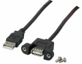 MicroConnect USB2.0 Extension A-A M-F 3m