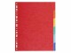 Biella Register TopColor überbreit, 6-teilig rot, Einteilung: 6