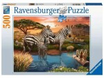 Ravensburger Puzzle Zebras am Wasserloch, Motiv: Tiere